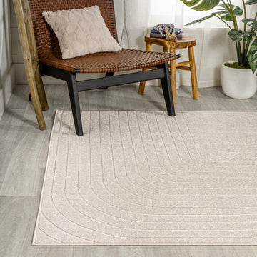 Odense Minimalist Angle Geometric Area Rug